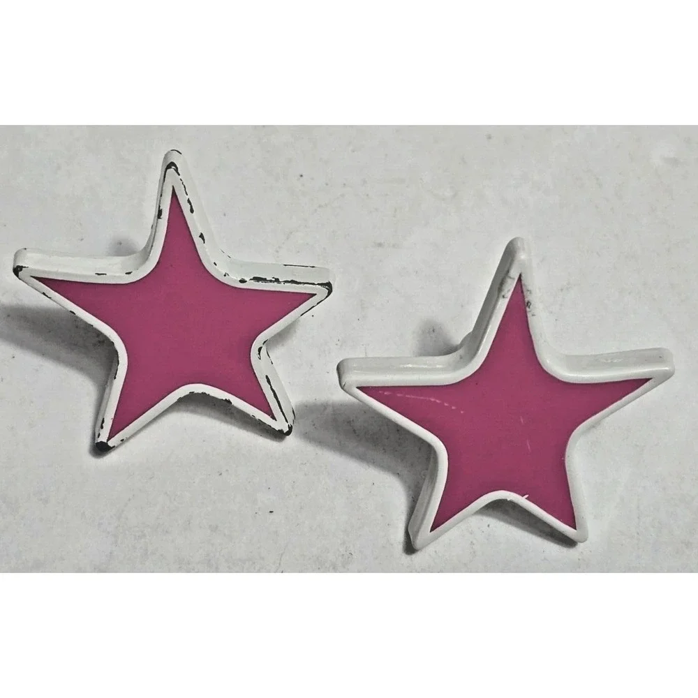 VTG Set of 10 Betsy Fields Design Pink Magic Wand Princess Fairy Drawer Pulls
